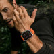 Oranžinė apyrankė Apple Watch 6 / 7 / 8 / 9 / 10 / SE / Ultra 1 / 2 ( 44 / 45 / 46 / 49 mm) "Tech-Protect Nylon Slip"