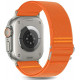 Oranžinė apyrankė Apple Watch 8 / 9 / 10 / 11 / SE / ULTRA (44 / 45 / 46 / 49 MM) "Tech-Protect Nylon Slip"