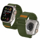 Žalia apyrankė Apple Watch 6 / 7 / 8 / 9 / 10 / SE / Ultra 1 / 2 ( 44 / 45 / 46 / 49 mm) "Teh-Protect Nylon Slip"