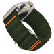 Žalia apyrankė Apple Watch 6 / 7 / 8 / 9 / 10 / SE / Ultra 1 / 2 ( 44 / 45 / 46 / 49 mm) "Teh-Protect Nylon Slip"