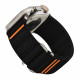 Juoda apyrankė Apple Watch 6 / 7 / 8 / 9 / 10 / SE / Ultra 1 / 2 ( 44 / 45 / 46 / 49 mm) "Teh-Protect Nylon Slip"