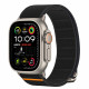 Juoda apyrankė Apple Watch 6 / 7 / 8 / 9 / 10 / SE / Ultra 1 / 2 ( 44 / 45 / 46 / 49 mm) "Tech-Protect Nylon Slip"