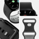 Juoda apyrankė Apple Watch 6 / 7 / 8 / 9 / 10 / SE / Ultra 1 / 2 (44 / 45 / 46 / 49 mm) laikrodžiui "Spigen Nano Pop"