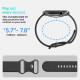 Juoda apyrankė Apple Watch 6 / 7 / 8 / 9 / 10 / SE / Ultra 1 / 2 (44 / 45 / 46 / 49 mm) laikrodžiui "Spigen Nano Pop"