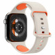 Smėlio spalvos apyrankė Apple Watch 6 / 7 / 8 / 9 / 10 / SE / Ultra 1 / 2 (44 / 45 / 46 / 49 mm) laikrodžiui "Spigen Nano Pop"