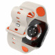 Smėlio spalvos apyrankė Apple Watch 6 / 7 / 8 / 9 / 10 / SE / Ultra 1 / 2 (44 / 45 / 46 / 49 mm) laikrodžiui "Spigen Nano Pop"