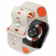 Smėlio spalvos apyrankė Apple Watch 6 / 7 / 8 / 9 / 10 / SE (40 / 41 / 42 mm) laikrodžiui "Spigen Nano Pop"