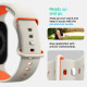 Smėlio spalvos apyrankė Apple Watch 6 / 7 / 8 / 9 / 10 / SE (40 / 41 / 42 mm) laikrodžiui "Spigen Nano Pop"