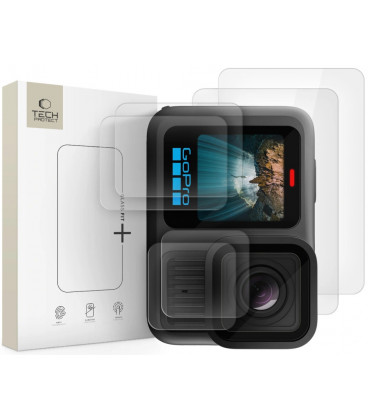 Apsauginis grūdintas stiklas Gopro Hero 13 kamerai "Tech-Protect Glass Fit+ 2-Pack"