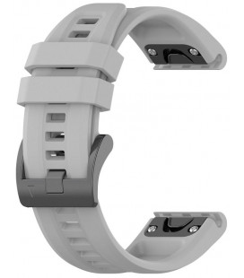 Pilka apyrankė Garmin Fenix 3 / 3HR / 5X / 6X / 6X Pro / 7X / 7X Pro laikrodžiams "Silicone Strap"