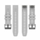 Pilka apyrankė Garmin Fenix 3 / 3HR / 5X / 6X / 6X Pro / 7X / 7X Pro laikrodžiams "Silicone Strap"