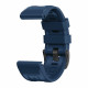 Mėlyna apyrankė Garmin Fenix 3 / 3HR / 5X / 6X / 6X Pro / 7X / 7X Pro laikrodžiams "Silicone Strap"