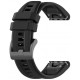 Juoda apyrankė Garmin Fenix 3 / 3HR / 5X / 6X / 6X Pro / 7X / 7X Pro laikrodžiams "Silicone Strap"