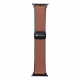 Ruda odinė apyrankė Apple Watch (44 / 45 / 46 / 49 mm) laikrodžiams "Forcell F-Design FA21"
