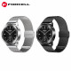 Sidabrinės spalvos apyrankė 22mm laikrodžiams "Forcell F-Design FS11"