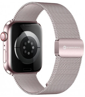 Rožinė apyrankė Apple Watch (44 / 45 / 46 / 49 mm) laikrodžiams "Forcell F-Design FA14"