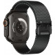 Juoda apyrankė Apple Watch (44 / 45 / 46 / 49 mm) laikrodžiams "Forcell F-Design FA11"