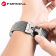 Juoda apyrankė Apple Watch (44 / 45 / 46 / 49 mm) laikrodžiams "Forcell F-Design FA11"