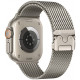 Sidabrinės splavos apyrankė Apple Watch (44 / 45 / 46 / 49 mm) laikrodžiams "Forcell F-Design FA11"
