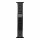 Juoda apyrankė Apple Watch (44 / 45 / 46 / 49 mm) laikrodžiams "Forcell F-Design FA14"