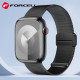 Juoda apyrankė Apple Watch (44 / 45 / 46 / 49 mm) laikrodžiams "Forcell F-Design FA14"