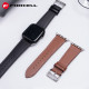 Juoda odinė apyrankė Apple Watch (44 / 45 / 46 / 49 mm) laikrodžiams "Forcell F-Design FA20"