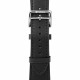 Juoda odinė apyrankė Apple Watch (44 / 45 / 46 / 49 mm) laikrodžiams "Forcell F-Design FA20"