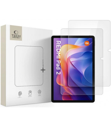 Apsauginis grūdintas stiklas Xiaomi Redmi Pad 2 / SE 11.0 planšetei "Tech-Protect Glass Fit+ 2-Pack"