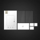 Apsauginis grūdintas stiklas Samsung Galaxy Tab S7 / S8 / S9 11.0 / S9 FE / S10 FE 10.9 planšetei "Tech-Protect Glass Fit+ 2-Pac