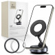 Juodas automobilinis magnetinis telefono laikiklis "Tech-Protect N60 Magsafe Wind & Dash"