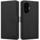 Juodas atverčiamas dėklas Xiaomi Poco F7 5G telefonui "Tech-Protect Wallet"