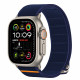 Mėlyna apyrankė Apple Watch 6 / 7 / 8 / 9 / 10 / SE / Ultra 1 / 2 ( 44 / 45 / 46 / 49 mm) "Tech-Protect Nylon Slip"