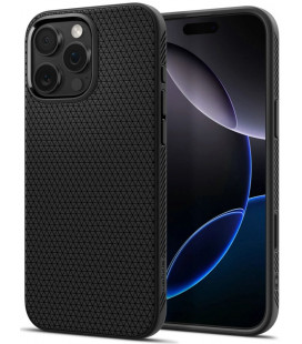 Matinis juodas dėklas Apple iPhone 16 Pro telefonui "Spigen Liquid Air T MAG Magsafe"