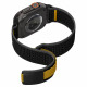 Juoda apyrankė Apple Watch 8 / 9 / 10 / 11 / 12 / SE / Ultra (44 / 45 / 46 / 49 mm) laikrodžiui "Spigen Athlex Air"