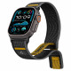 Juoda apyrankė Apple Watch 6 / 7 / 8 / 9 / 10 / SE / Ultra 1 / 2 ( 44 / 45 / 46 / 49 mm) laikrodžiui "Spigen Athlex Air"