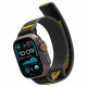 Juoda apyrankė Apple Watch 6 / 7 / 8 / 9 / 10 / SE / Ultra 1 / 2 ( 44 / 45 / 46 / 49 mm) laikrodžiui "Spigen Athlex Air"