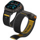 Juoda apyrankė Apple Watch 6 / 7 / 8 / 9 / 10 / SE / Ultra 1 / 2 ( 44 / 45 / 46 / 49 mm) laikrodžiui "Spigen Athlex Air"