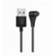 Kabelis Reach USB-A to Garmin Watch 1.0m juodas