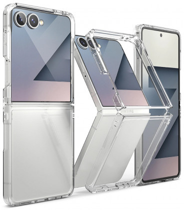 Skaidrus dėklas Samsung Galaxy Z Flip 7 telefonui "Ringke Fusion"