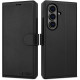Juodas atverčiamas dėklas Samsung Galaxy Z Fold 7 telefonui "Tech-Protect Wallet"