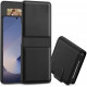 Juodas atverčiamas dėklas Samsung Galaxy Z Flip 7 telefonui "Tech-Protect Wallet"