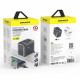 Juodas kelioninis 35W GaN 2xUSB-A / 3xUSB-C pakrovėjas "Awei C-39"