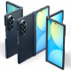 (Metal Slate) dėklas Samsung Galaxy Z Fold 7 telefonui "Spigen Tough Armor Pro MAG Magsafe"