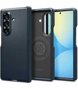 (Metal Slate) dėklas Samsung Galaxy Z Fold 7 telefonui "Spigen Tough Armor Pro MAG Magsafe"