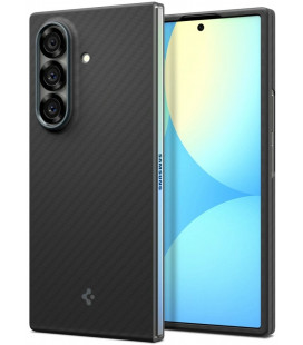 Juodas (Aramid) dėklas Samsung Galaxy Z Fold 7 telefonui "Spigen Airskin"