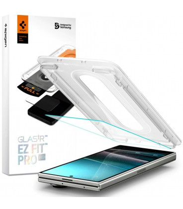 Apsauginis grūdintas stiklas Samsung Galaxy Z Fold 7 telefonui "Spigen Glas.TR EZ Fit Pro HD"