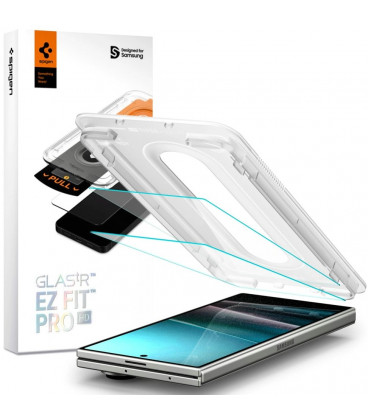 Apsauginis grūdintas stiklas Samsung Galaxy Z Fold 7 telefonui "Spigen Glas.TR EZ Fit Pro HD 2-Pack"