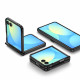 Juodas dėklas Samsung Galaxy Z Flip 7 telefonui "Spigen Slim Armor Pro MAG Magsafe"