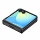 Juodas dėklas Samsung Galaxy Z Flip 7 telefonui "Spigen Slim Armor Pro MAG Magsafe"