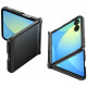Juodas dėklas Samsung Galaxy Z Flip 7 telefonui "Spigen Slim Armor Pro MAG Magsafe"